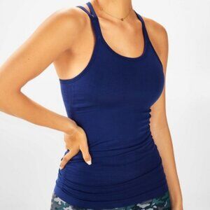 Fabletics Kathie Seamless Support Tank in Size Small, Navy